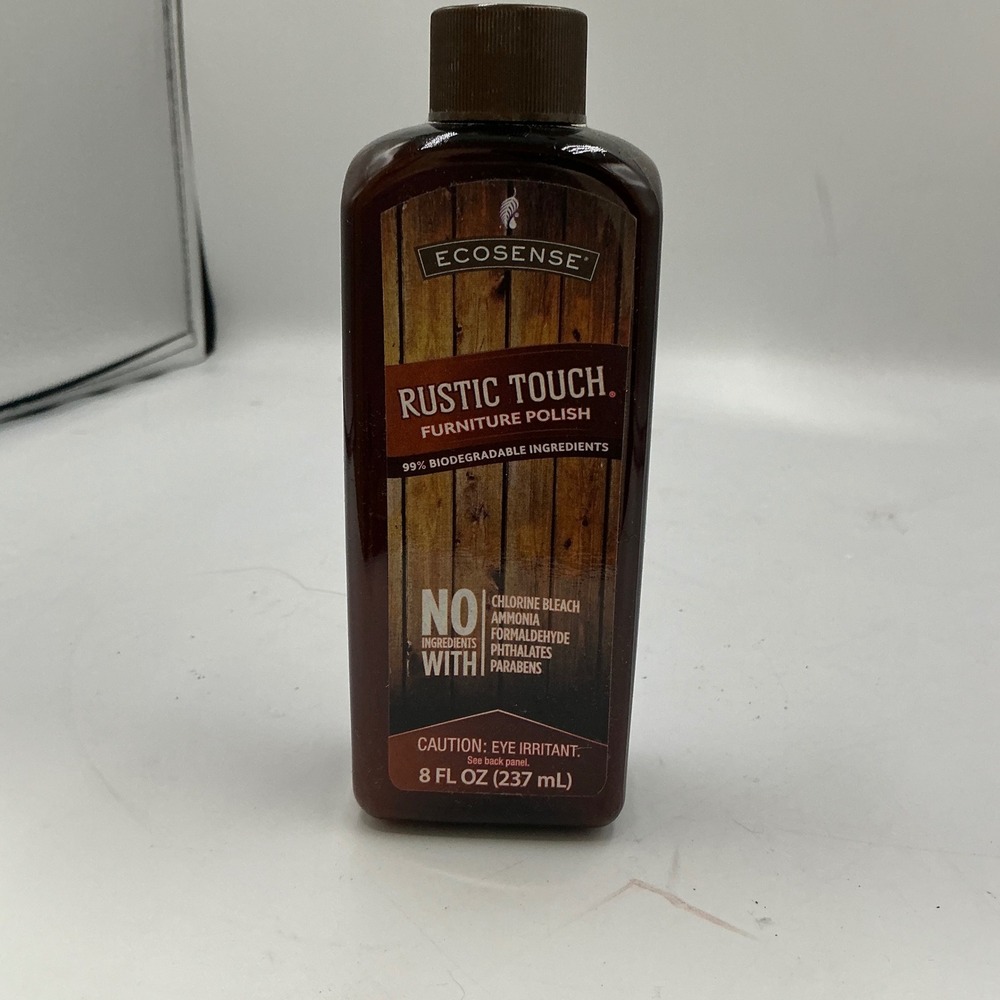 Melaleuca EcoSense Rustic Touch Furniture Polish 8oz Wood Leather Vinyl Cleaner